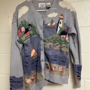 super unique vintage knit sweater!!